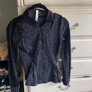 Lululemon black half zip define jacket